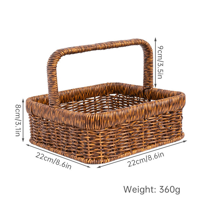 Handcrafted Natural Fiber Storage Basket Kalsten