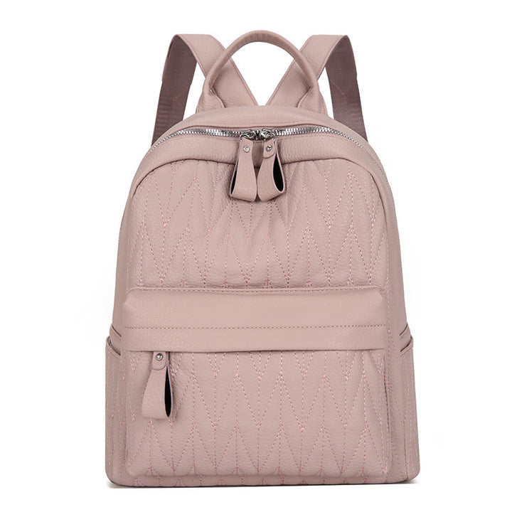 Quilted Leather Backpack Kalsten