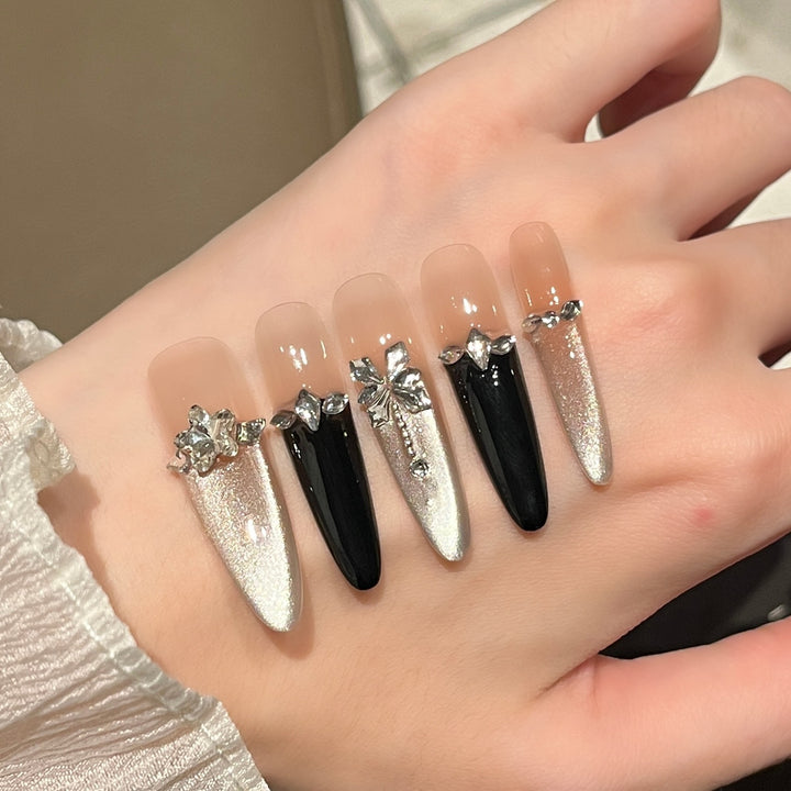 Premium Long Stiletto Press-On Nail Extensions Kalsten