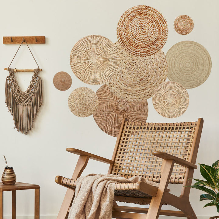 Elegant Wall Decoration Made of Natural Materials Kalsten