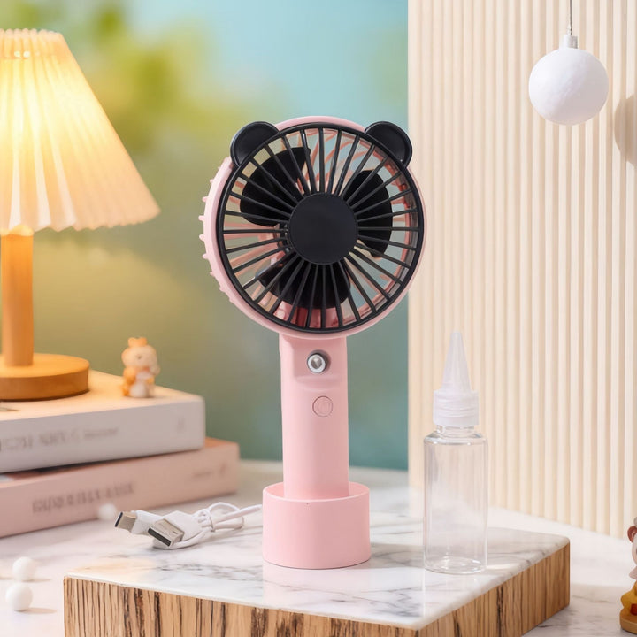 Women Portable Hand Fan with Spray Function Kalsten