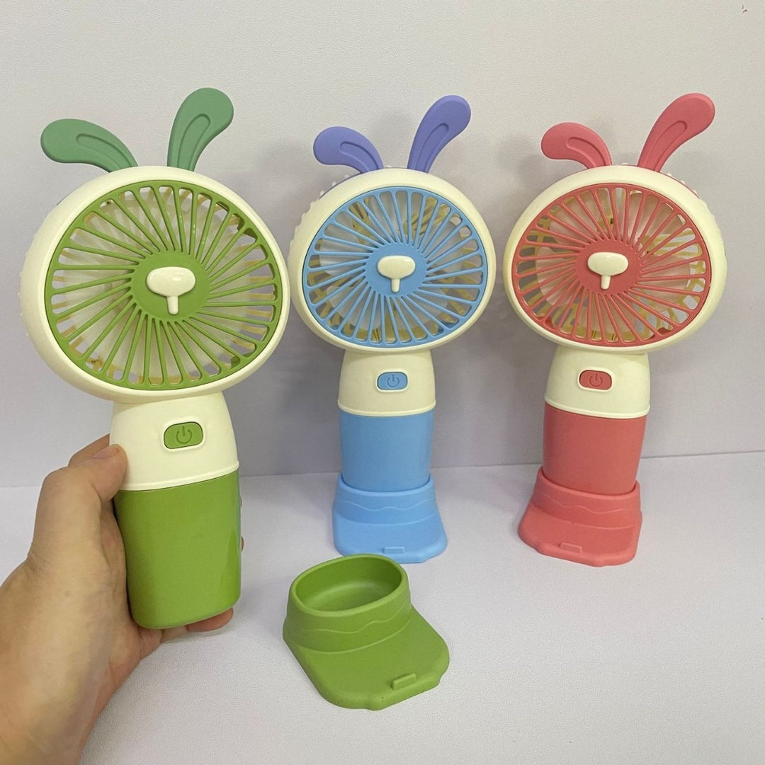 Unisex Portable Hand Fan in Creative Bunny Design Kalsten