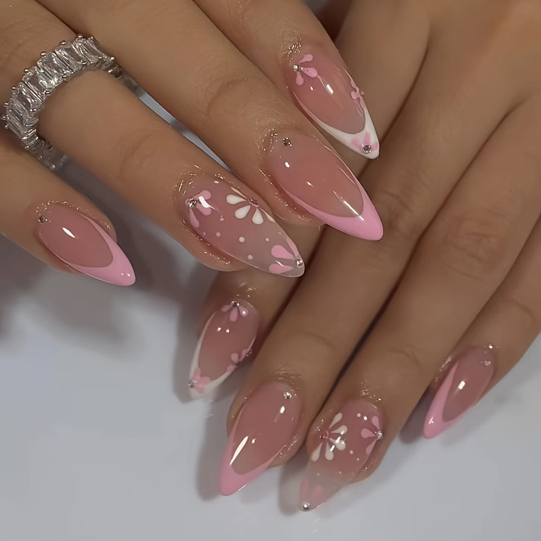 Floral Art Acrylic Nail Set Kalsten