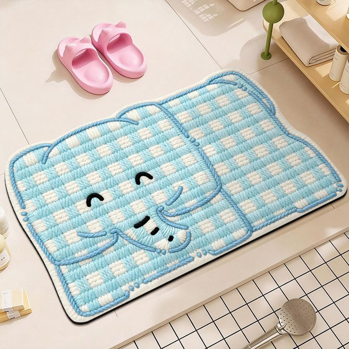 Cute Plush Bear Bath Mat Kalsten