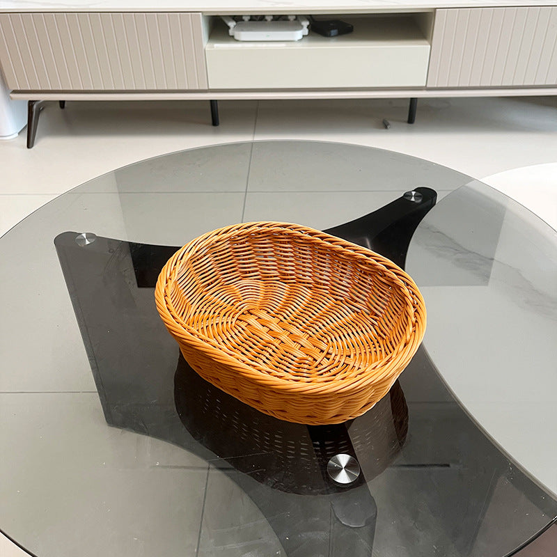 Woven Oval Serving Basket Kalsten