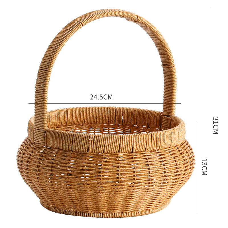 Handwoven Decorative Basket Kalsten