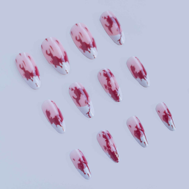 Artistic Blood Drip Nail Art Set