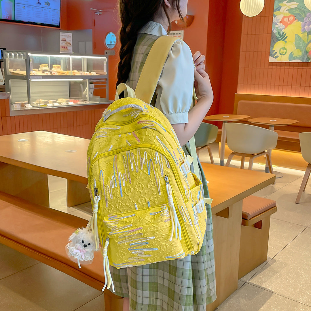 Stylish Quilted Backpack Kalsten