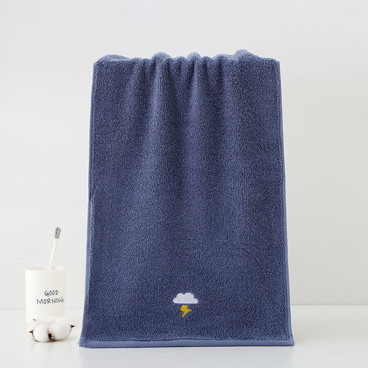 Luxury terry bath towel with elegant texture Kalsten