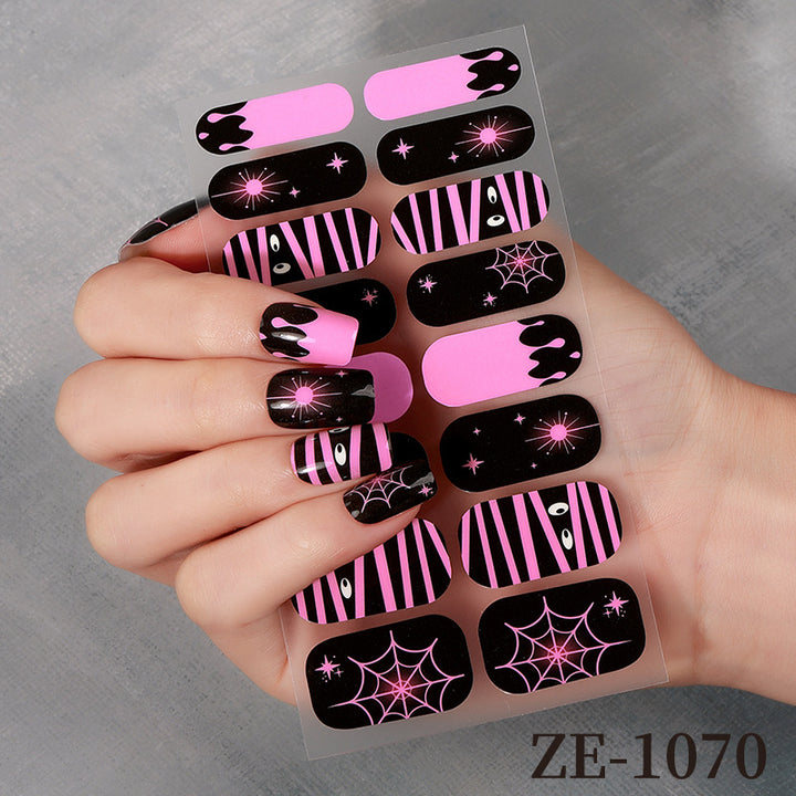Halloween-Themed Nail Wraps