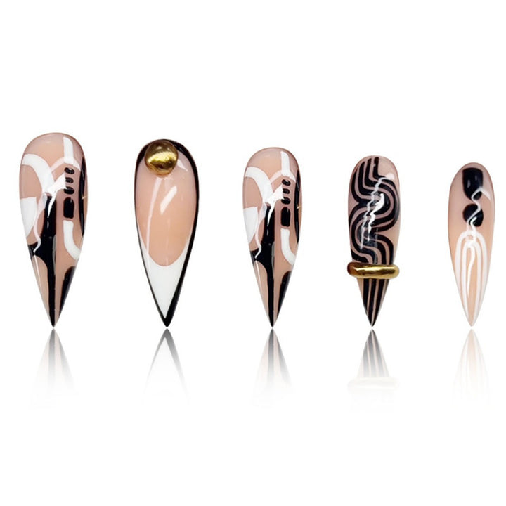 Artistic Stiletto Press-On Nail Enhancements Kalsten