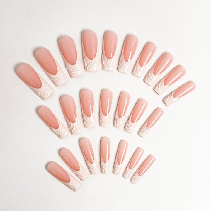 Artificial nails with elegant 3D design Kalsten