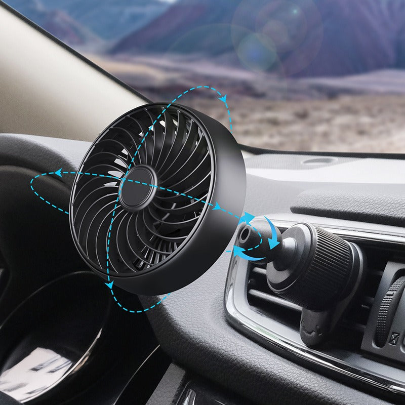 Unisex Dual-Head Adjustable Dashboard Fan Kalsten