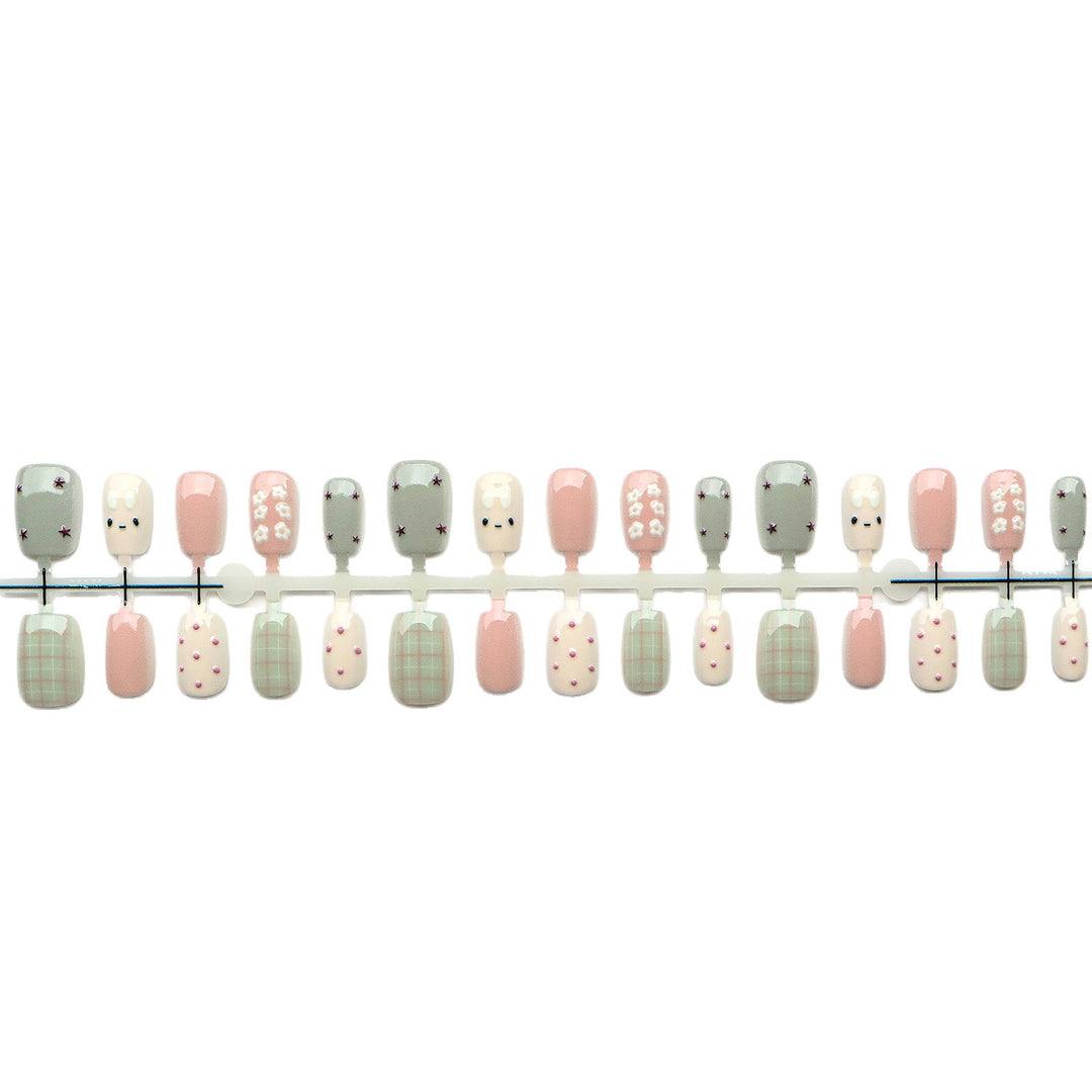 Creative Themed Press-On Nail Art Set Kalsten