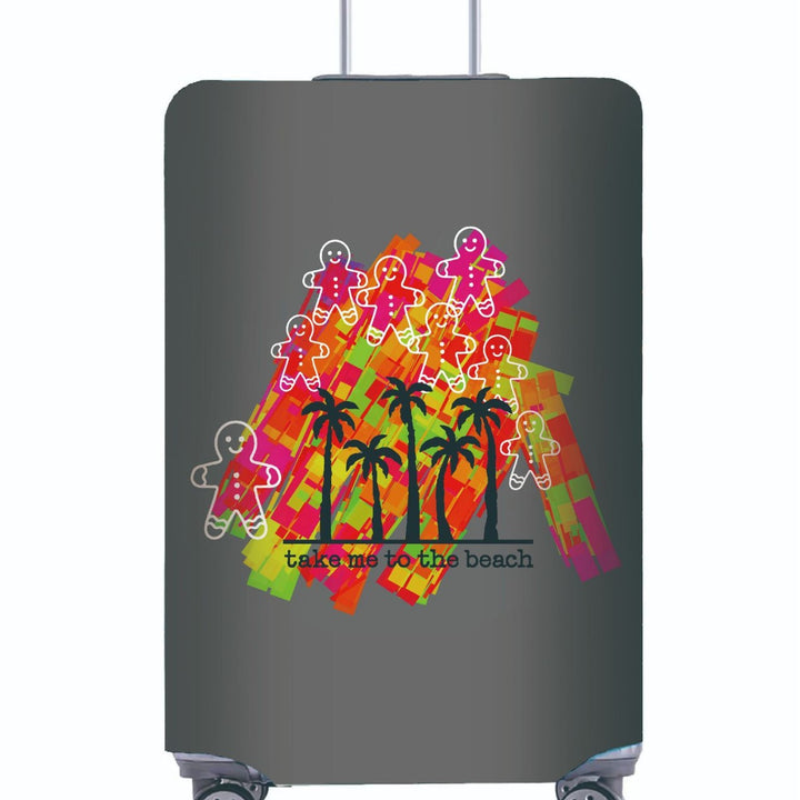 Women's Hard Shell Suitcase with Modern Geometric Design Kalsten