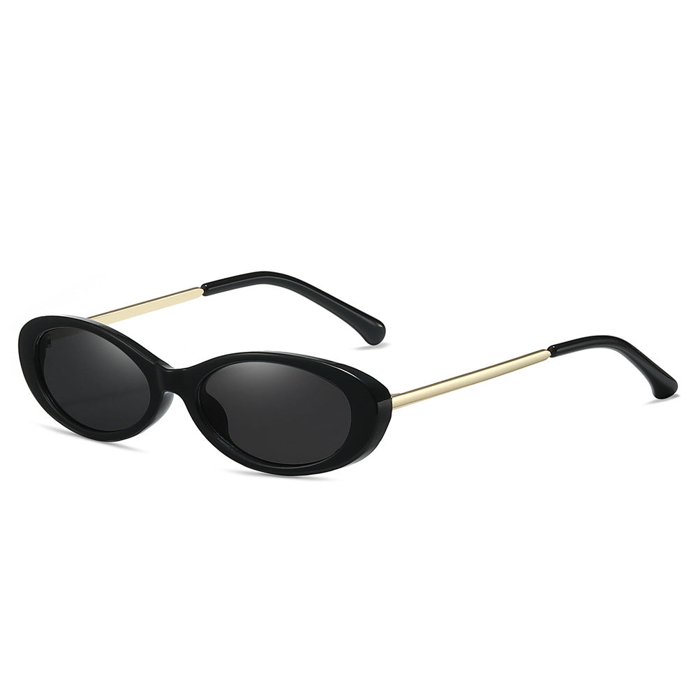 Retro-Inspired Oval Frame Sunglasses Kalsten