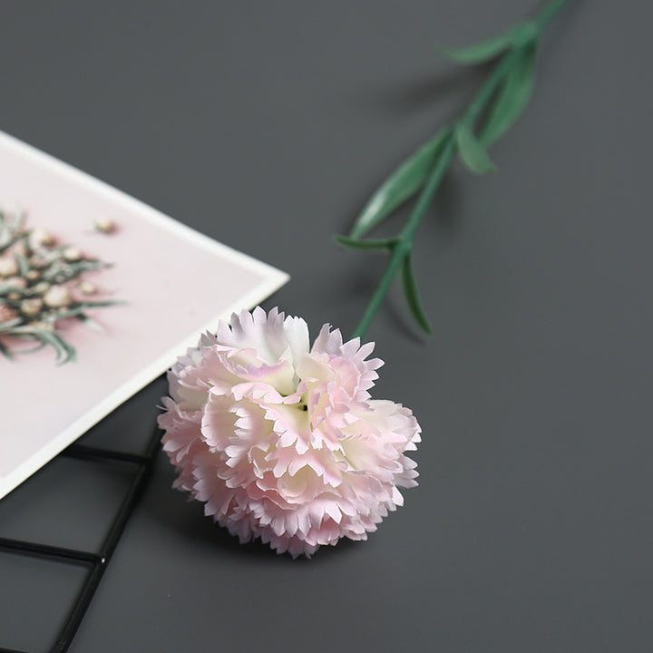 Realistic Silk Carnation Stem
