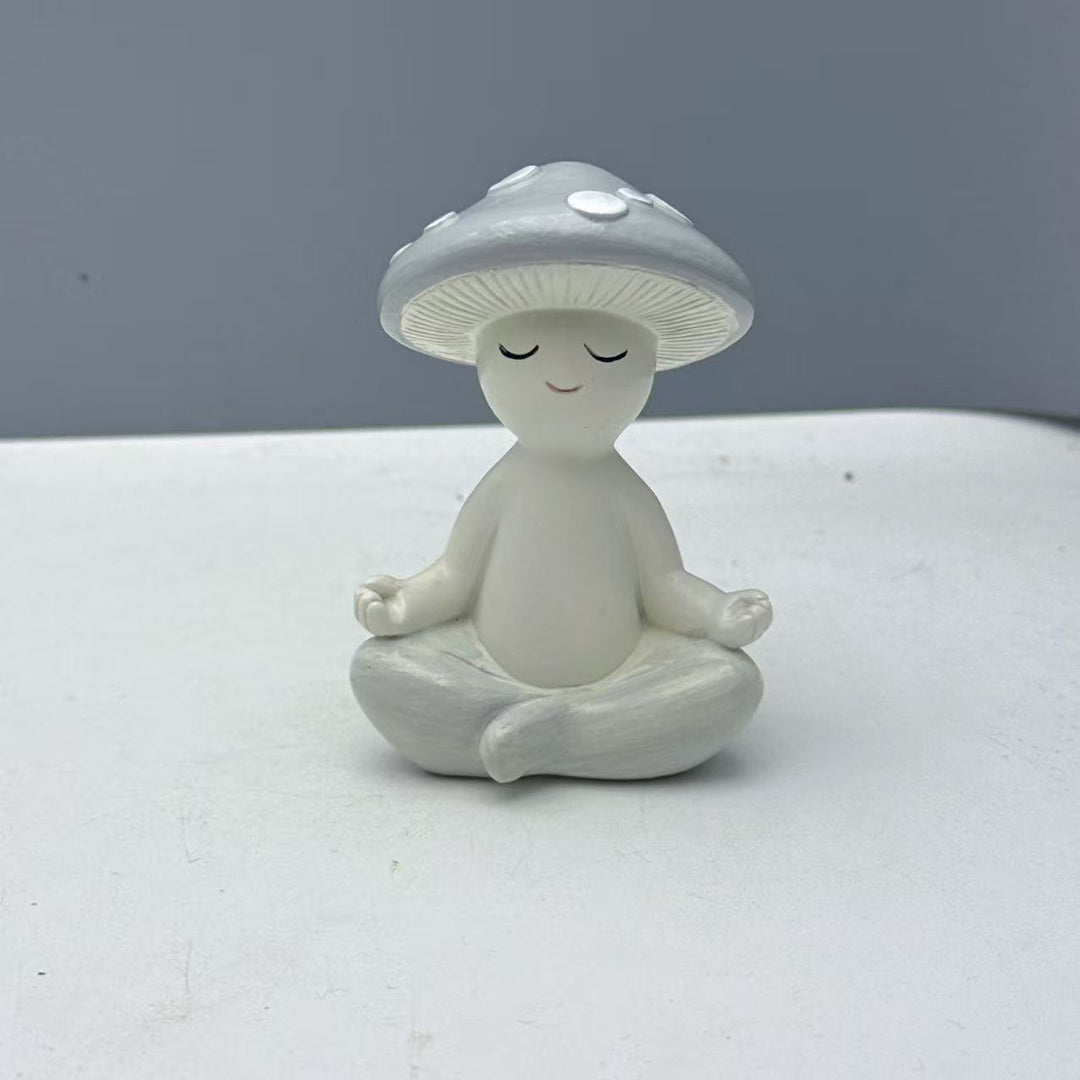 Decorative figure of a meditating mushroom Kalsten