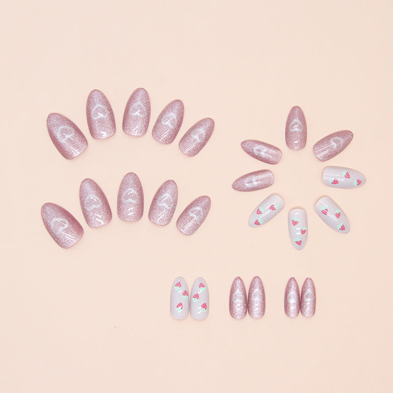 Strawberry Floral Nail Art Set Kalsten