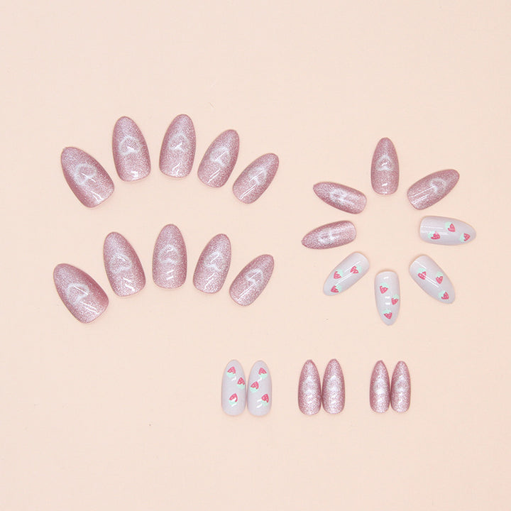 Strawberry Floral Nail Art Set Kalsten