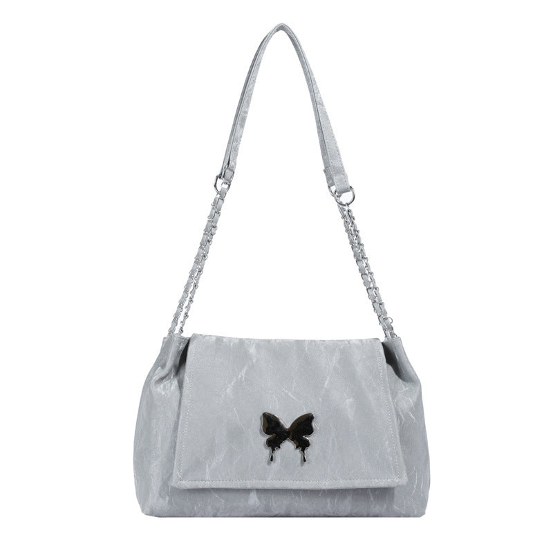 Chic Butterfly Accent Slouchy Handbag Kalsten