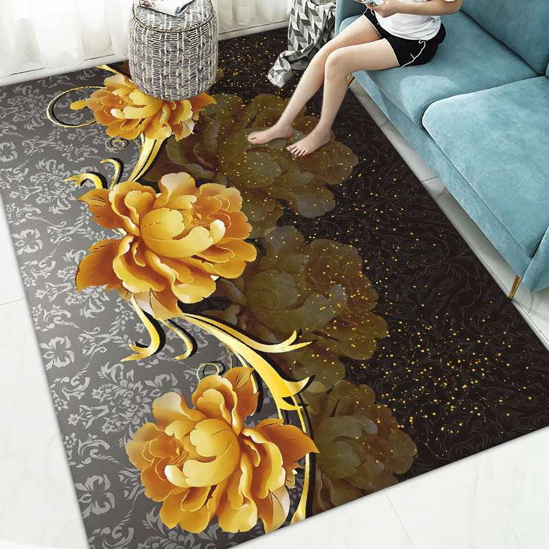 Floral Printed Area Rug Kalsten