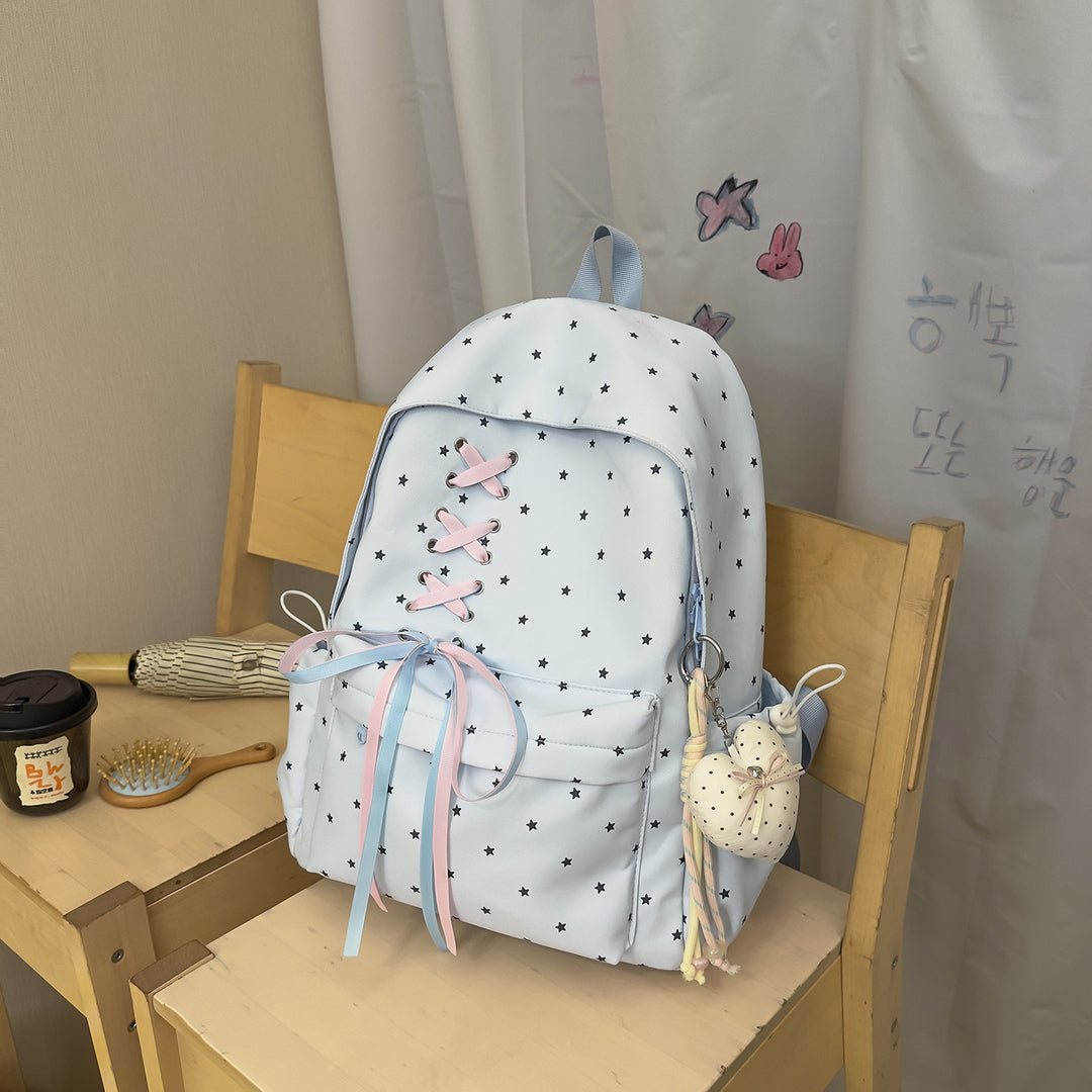 Charming Star-Embellished Backpack Kalsten