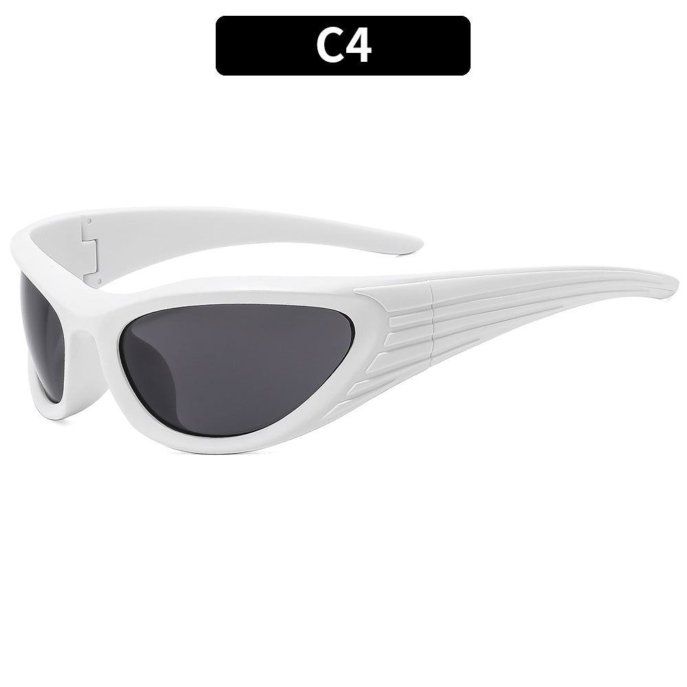 Sporty Wrap-Around Sunglasses