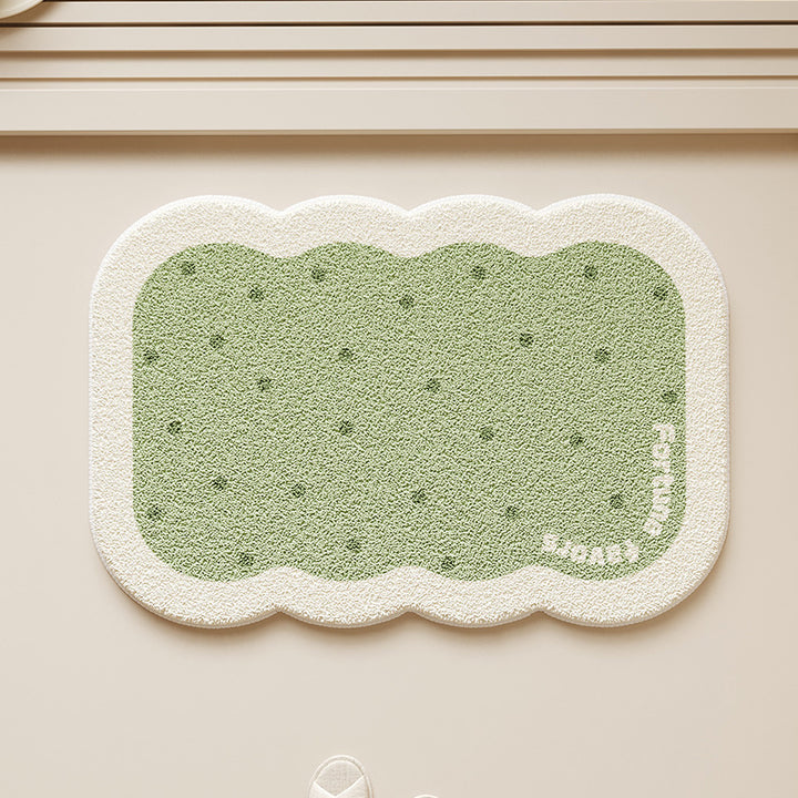 Soft Textured Decorative Bathroom Mat Kalsten