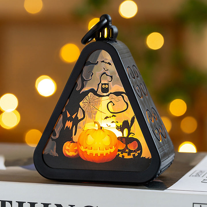 Halloween lantern with light effect