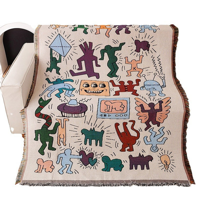 Whimsical Artwork Throw Blanket