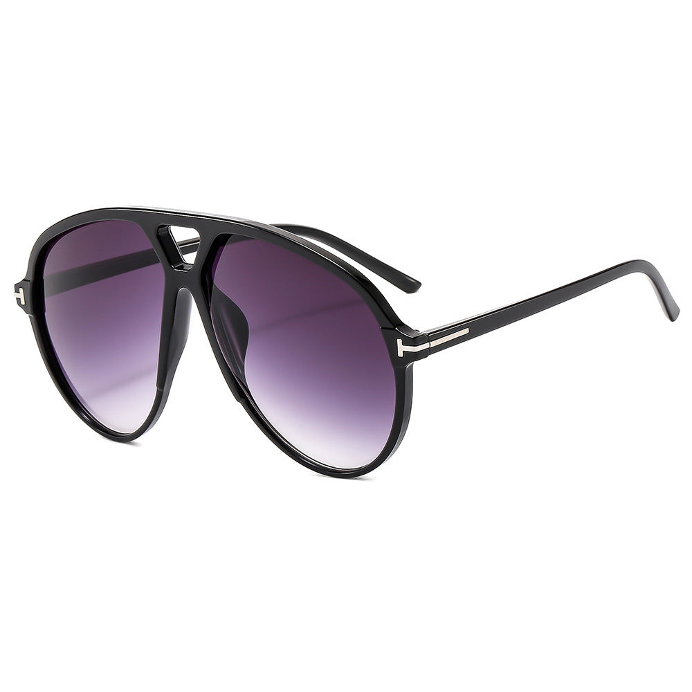 Oversized Aviator-Style Sunglasses Kalsten