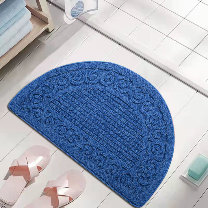 Decorative Half-Moon Shower Mat Kalsten