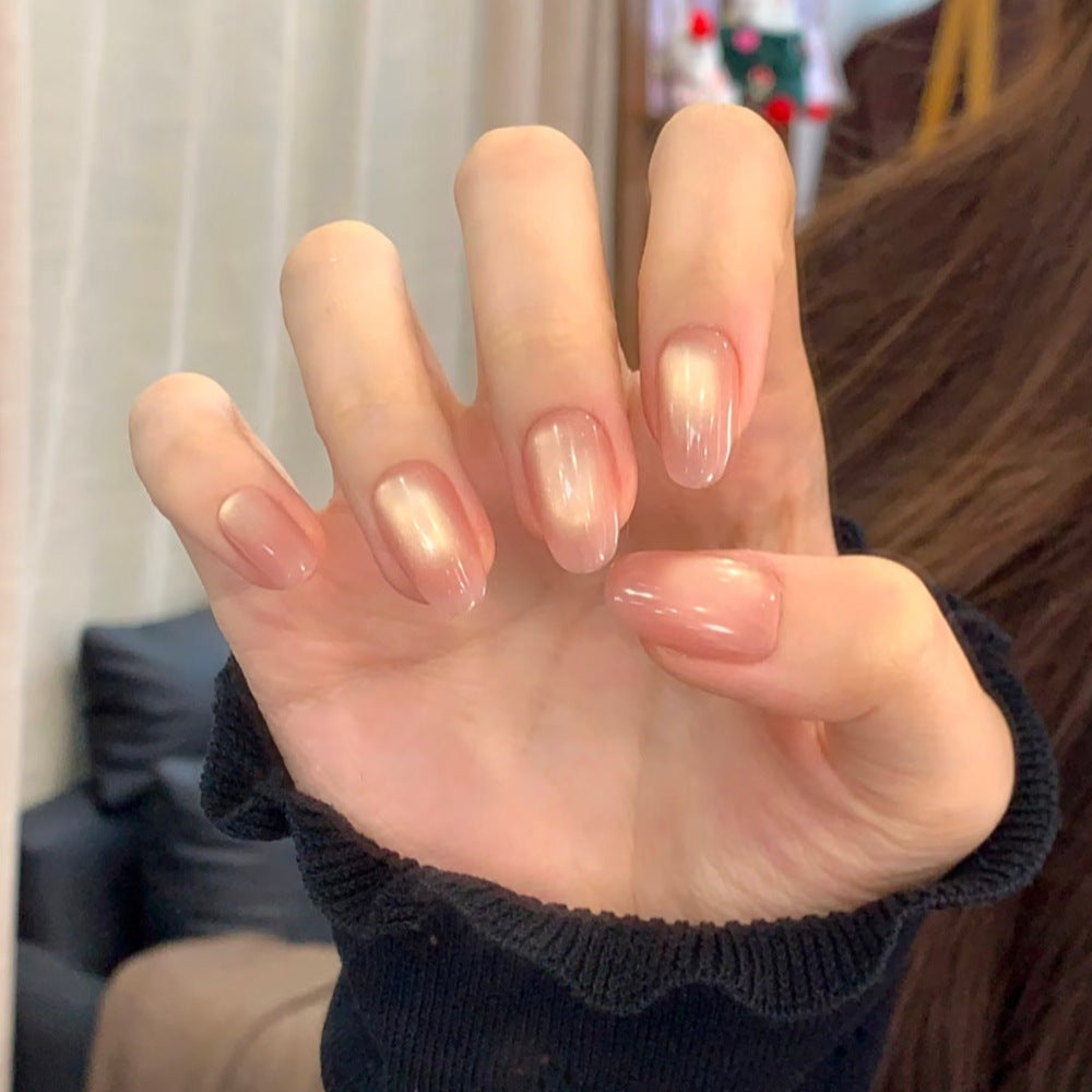 Glossy Ombre Nail Enhancements