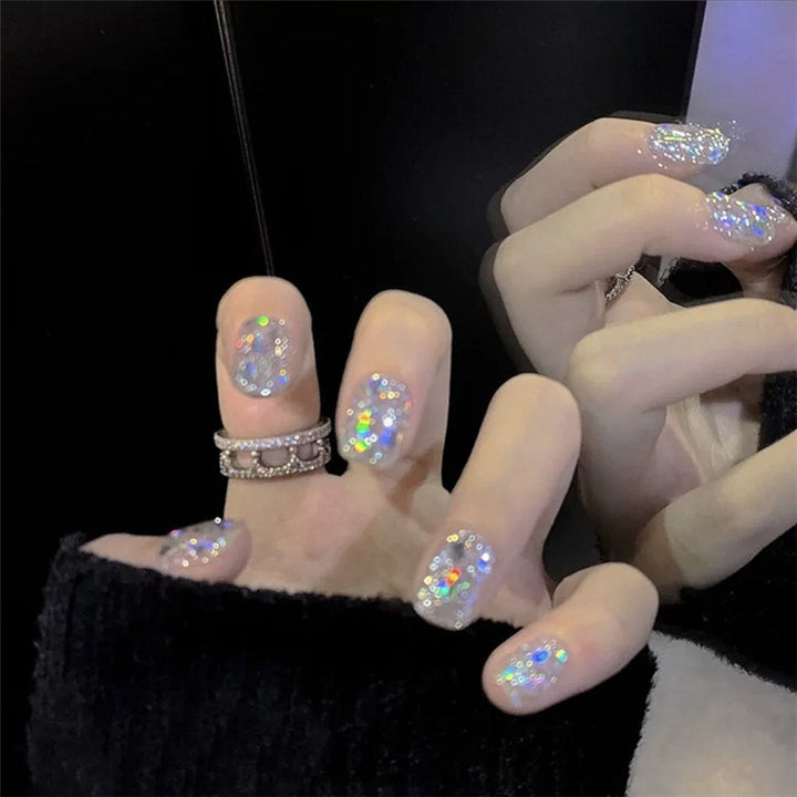 Sparkly Gel Press-On Nail Set Kalsten