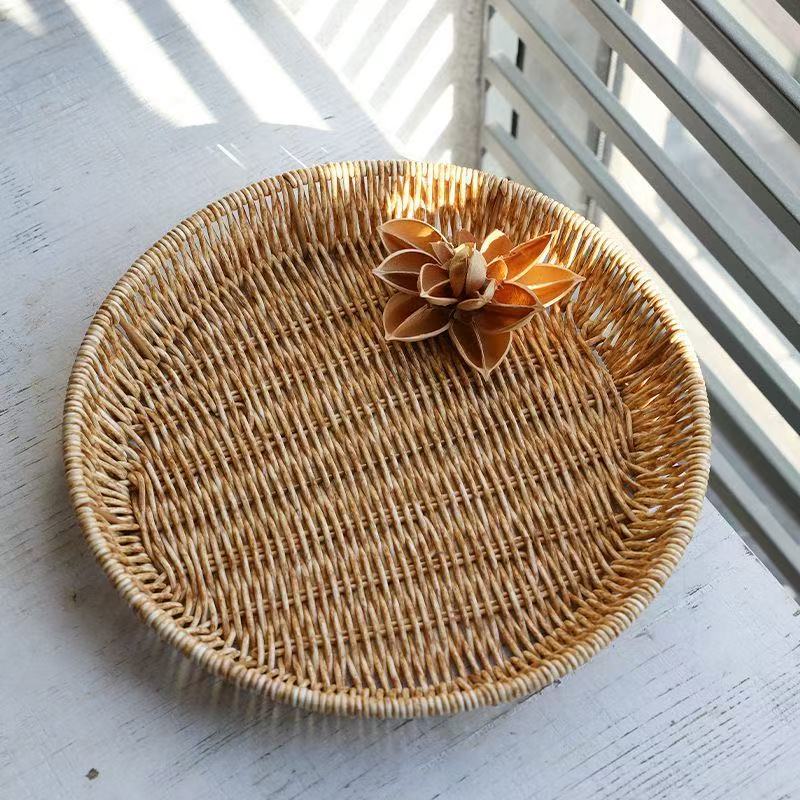 Handwoven Decorative Storage Tray Kalsten