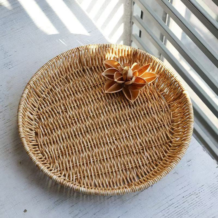 Handwoven Decorative Storage Tray Kalsten