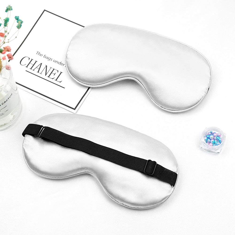 Unisex nan luxurious satin sleep mask with anatomical contour and adjustable elastic band Kalsten