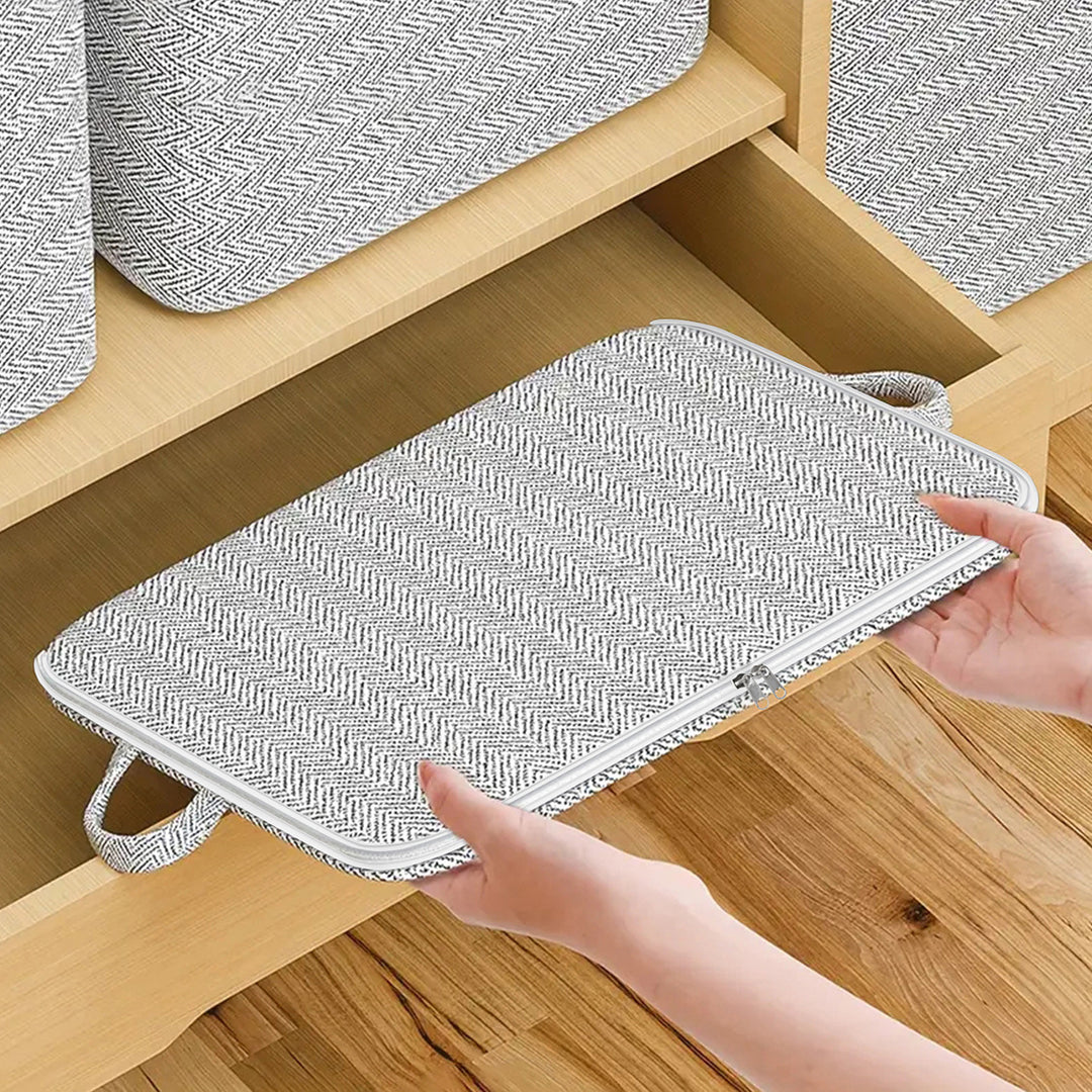 Stylish Woven Storage Hamper Kalsten