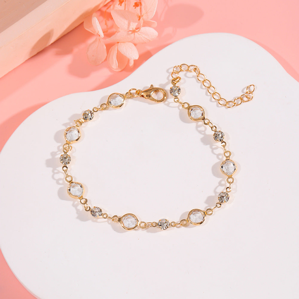 Elegant Crystal Adorned Bracelet Kalsten
