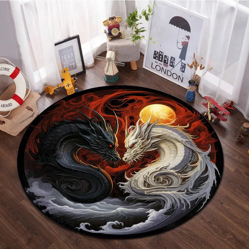 Artistic Celestial Design Area Rug