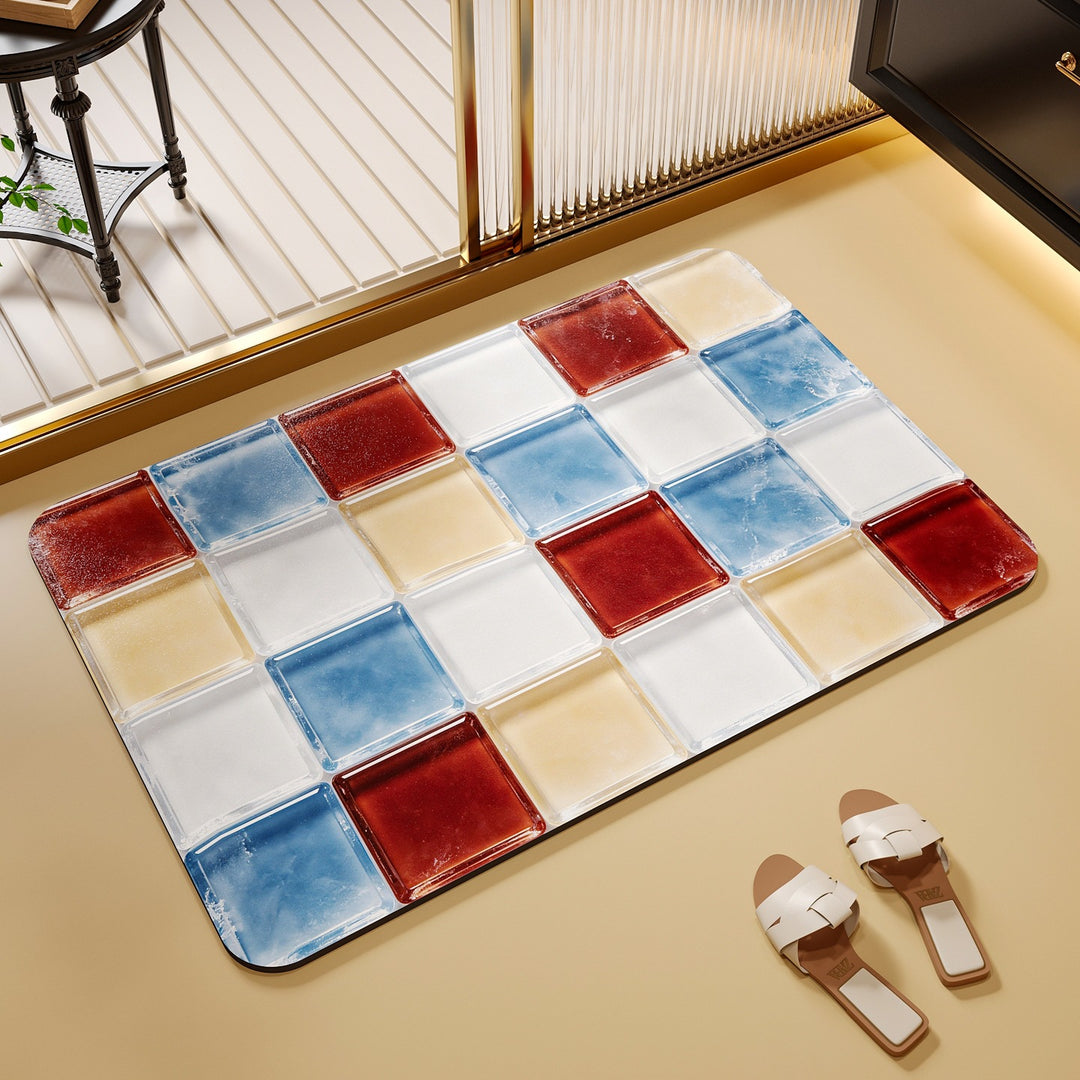 Decorative Waterproof Bathroom Mat Kalsten