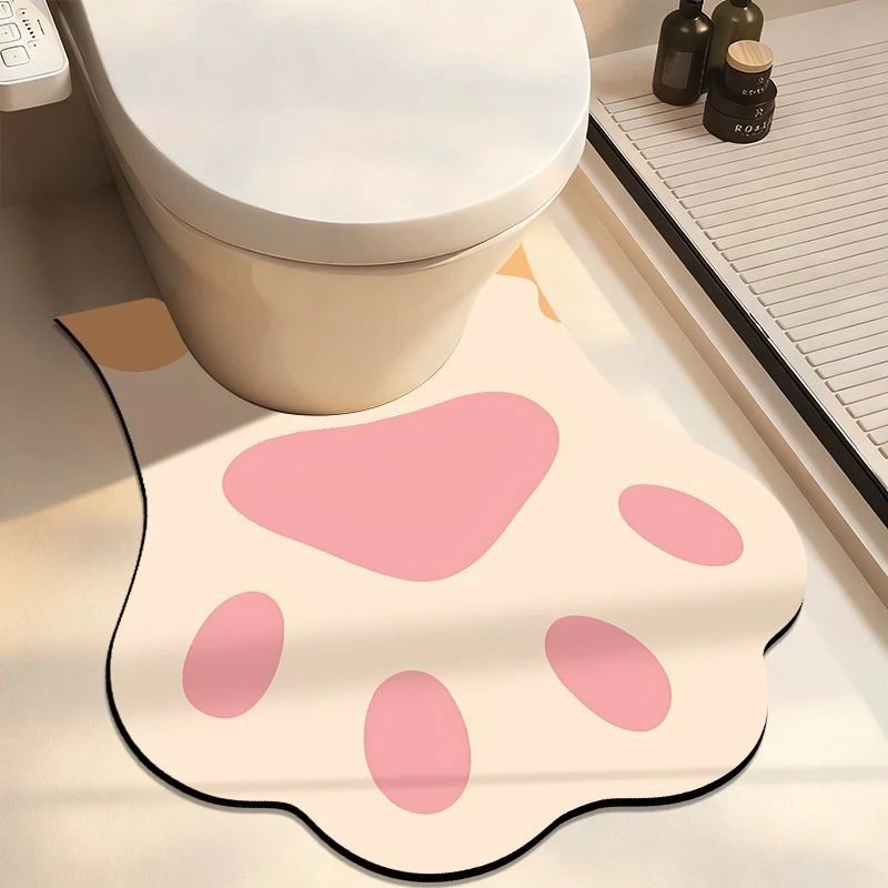 Novelty Pet Paw Bathroom Mat Kalsten