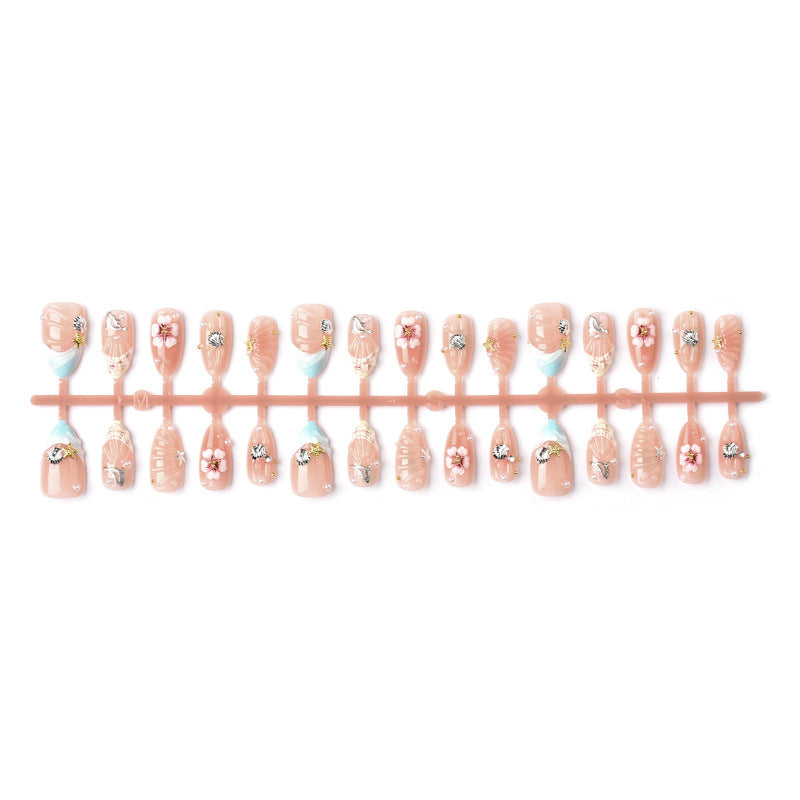 Coastal Inspired Decorative Press-On Nails Kalsten