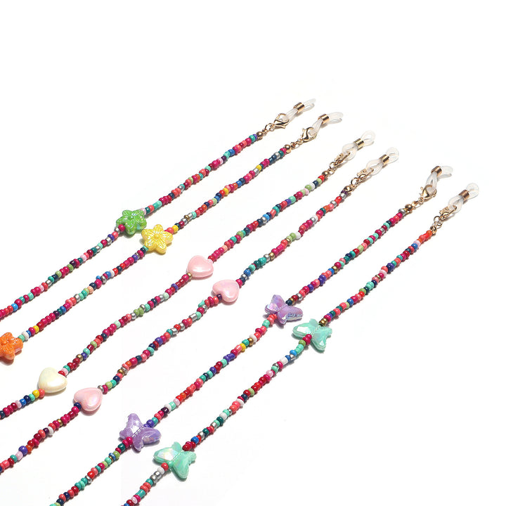 Colorful Floral Beaded Eyewear Holder Kalsten