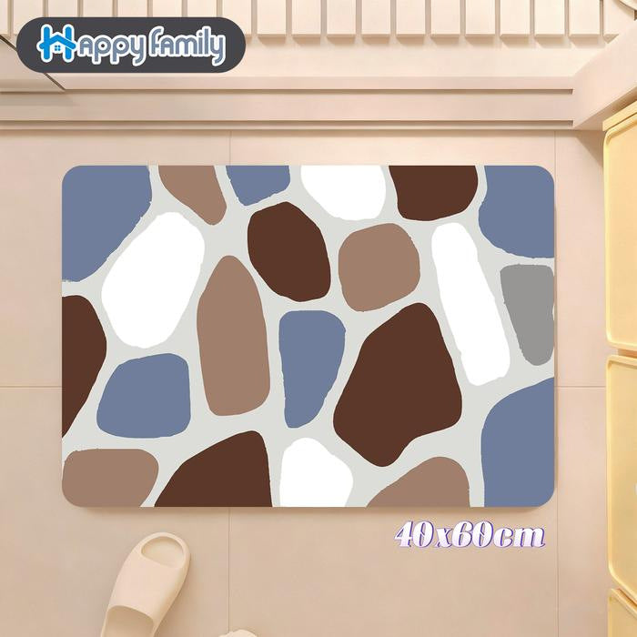 Stylish Geometric Pattern Bath Mat Kalsten