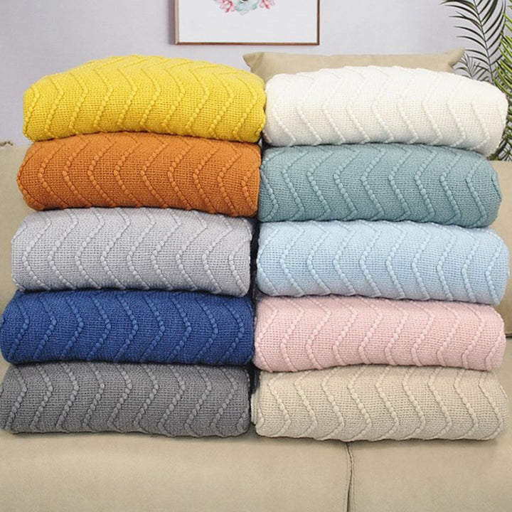 Textured Pattern Throw Blanket