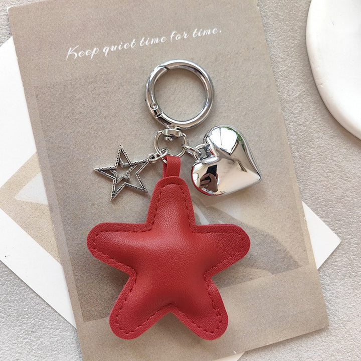 Keychain with star and heart design Kalsten
