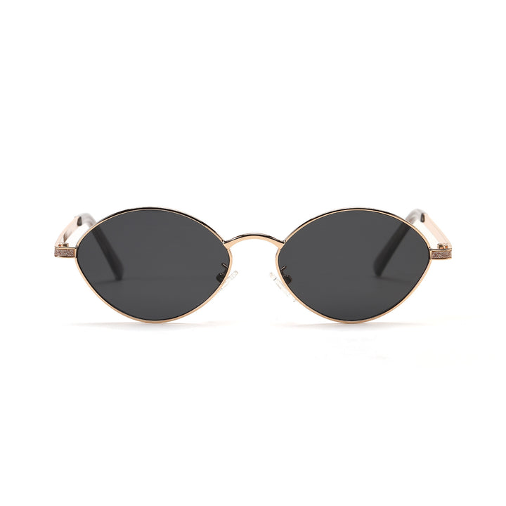 Women's fashionable round sunglasses with luxurious accents Kalsten