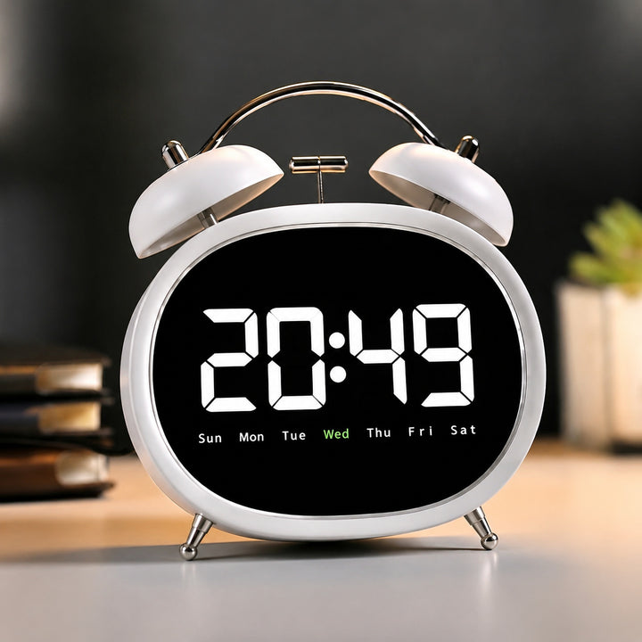 Digital Bluetooth table clock with large digits Kalsten